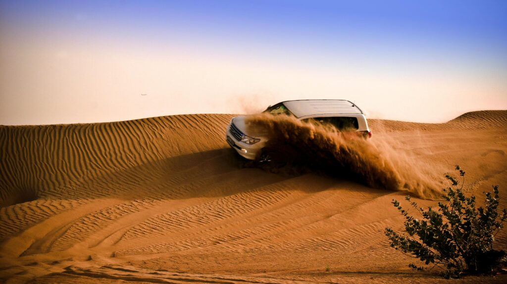 Ranging Off-road Vehicle on Dessert